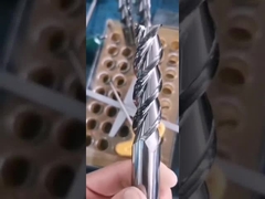 3 seruling aluminium end mill